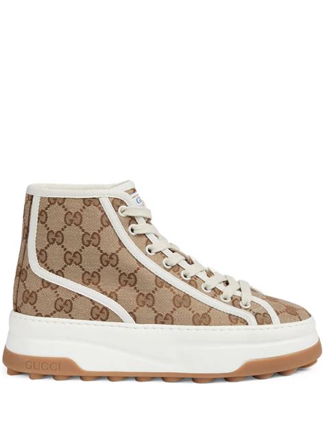 gucci valentine sneakers|Gucci high top sneakers women's.